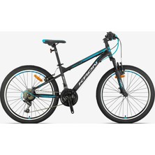 Kron Vortex 4.0 26 Jant Dağ Bisikleti Mat Siyah-Gri/mavi