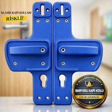 Hilal Kimya  Bariyerli Kapı Kolu | Çocuk Güvenlikli |Okul ve Eğitim Alanları İçin Güvenli Seçim