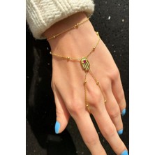 Spossy Silver Jewelry Fatma Ana Eli Top Zincirli Şahmeran