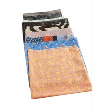 SiHako Karışık Desenli Şifon Fular 50 cm