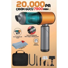 Enshall 20.000 Pa Şarjlı Katlanabilir Auhma Limited Edition 7800 Mah 2ın1 Üfleme ve Çekme Araç Içi Süpürge