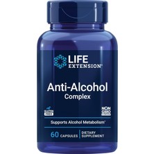Life Extension Anti-Alcohol Vitamin B1 Acetyl Cysteine Benfotiamine Milk Thistle Glutathione 60 Caps