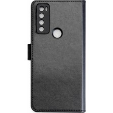 Buğz Tcl 20 Se Trend S Plus Kapaklı Kılıf - Siyah