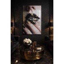 Ahsen resim çerçeve Kırılmaz Cam Tablo 5mm (Kalın) - Ev Işyeri Duvar Dekorasyonu - Soyut Tasarımlar (Dikey)