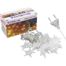 Ucuz Tekno 5 Metre 20 Yıldızlı LED Işık Zinciri Daylight Beyaz Salon ve Oda Dekoru