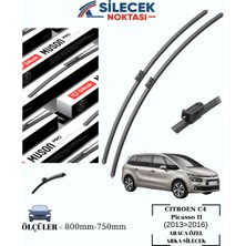 Cıtroen C4 Picasso Iı ( 2013>2016 ) Araca Özel Ön Sağ/sol Silecek Silbak  800MM-750MM SB3230C
