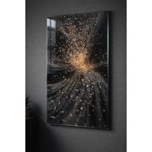 Ahsen resim çerçeve Kırılmaz Cam Tablo 5mm (Kalın) - Ev Işyeri Duvar Dekorasyonu - Soyut Tasarımlar (Dikey)