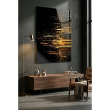 Ahsen resim çerçeve Kırılmaz Cam Tablo 5mm (Kalın) - Ev Işyeri Duvar Dekorasyonu - Soyut Tasarımlar (Dikey)