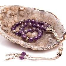 Taş Sandığı Ametist Taşı Tesbih - 6 mm Faset Kesim