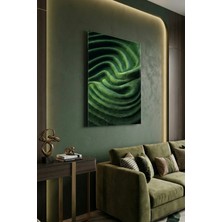 Ahsen resim çerçeve Kırılmaz Cam Tablo 5mm (Kalın) - Ev Işyeri Duvar Dekorasyonu – Yeşillik Bitki Tasarımlar (Dikey)