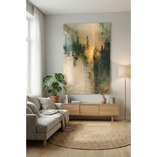 Ahsen resim çerçeve Kırılmaz Cam Tablo 5mm (Kalın) - Ev Işyeri Duvar Dekorasyonu - Soyut Tasarımlar (Dikey)