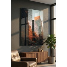 Ahsen resim çerçeve Kırılmaz Cam Tablo 5mm (Kalın) - Ev Işyeri Duvar Dekorasyonu – Bina Tasarımlar (Dikey)