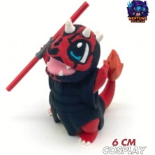 Neptune3D #0004 Darth Maul Charmander Pokemon Figürü (Star Wars)