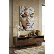 Ahsen resim çerçeve Kırılmaz Cam Tablo 5mm (Kalın) - Ev Işyeri Duvar Dekorasyonu - Soyut Modern Tasarımlar (Dikey)