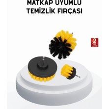 Zero Land Hnrlishp 3’lü Matkap Temizlik Fırçası Seti – Banyo, Mutfak ve Araç Jantı Için Etkili