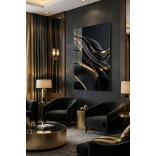 Ahsen resim çerçeve Kırılmaz Cam Tablo 5mm (Kalın) - Ev Işyeri Duvar Dekorasyonu – Soyut Modern Tasarımlar (Dikey)