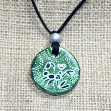 Derin's Design Art SERAMİK KOLYE, AKREP DETAYLI