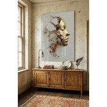 Ahsen resim çerçeve Kırılmaz Cam Tablo 5mm (Kalın) - Ev Işyeri Duvar Dekorasyonu - Soyut Modern Tasarımlar (Dikey)