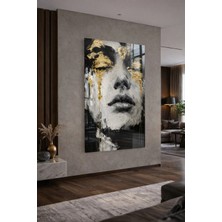 Ahsen resim çerçeve Kırılmaz Cam Tablo 5mm (Kalın) - Ev Işyeri Duvar Dekorasyonu - Soyut Tasarımlar (Dikey)