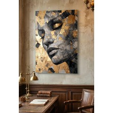 Ahsen resim çerçeve Kırılmaz Cam Tablo 5mm (Kalın) - Ev Işyeri Duvar Dekorasyonu - Soyut Modern Tasarımlar (Dikey)