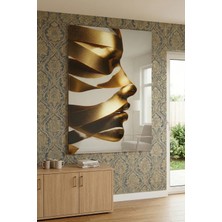 Ahsen resim çerçeve Kırılmaz Cam Tablo 5mm (Kalın) - Ev Işyeri Duvar Dekorasyonu - Soyut Tasarımlar (Dikey)