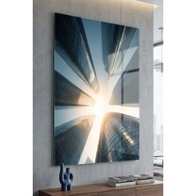 Ahsen resim çerçeve Kırılmaz Cam Tablo 5mm (Kalın) - Ev Işyeri Duvar Dekorasyonu – Bina Tasarımlar (Dikey)