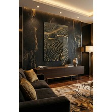 Ahsen resim çerçeve Kırılmaz Cam Tablo 5mm (Kalın) - Ev Işyeri Duvar Dekorasyonu - Soyut Modern Tasarımlar (Dikey)