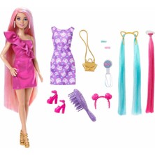  mattel jdc85 brb upuzun pembe saçlı bebek
