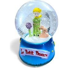 Güzelyüz Avm Işıklı Müzikli Kar Küresi | Küçük Prens Küre Sevgililer Günü Yılbaşı Hediyesi 13CM