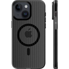 GRAYLINE Line  iPhone 15 Line Magsafe Kapak - Siyah 99856641