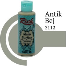 Aesco Rich Multi Surface 2112 Antik Bej Akrilik Boya 120 cc