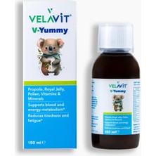 Velavit V- Yummy - Çocuklar Için Vitamin Desteği Şurup - 150 ml