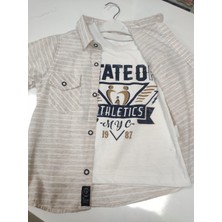 Sofun Erkek Çocuk Içli Dışlı Tişört Gömlek Ikili Takım