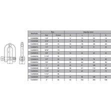 Aesco M16 Zincir Kilidi 5/8 ( 2 Adet )