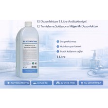 urfakent bilişim ve medya danışmanlık El Dezenfektanı 1 Litre Antibakteriyel El Temizleme Solüsyonu Hijyenik Dezenfektan 1 Adet