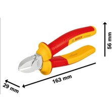 Aesco Bosch Profesyonel Izoleli Yan Keski 160 mm