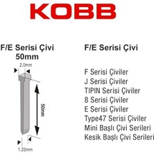 Aesco Kobb KBZ50F 50 mm 2500 Adet Çivi