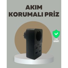 Zero Land Hnrlishp Akıllı Akım Dengelemeli Priz 2500W 4 USB Type C Çıkışlı