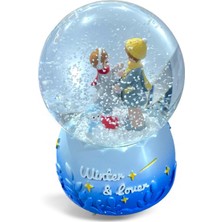 Güzelyüz Avm Işıklı Müzikli Kar Küresi | Ayakta Duran Sevgili Aşıklar Küre Sevgililer Günü Yılbaşı Hediyesi 13CM