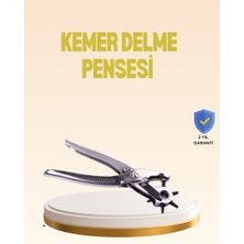 Zero Land Hnrlishp Fesyonel Deri Delme Pensesi Döner Başlıklı Kemer Delici 6 Fonksiyonlu