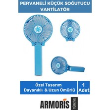 Armoris Yeni Taşınabilir Cep Boyu USB Şarjlı 3 Kademeli Sessiz Mini Fan Pervaneli Soğutucu Küçük Vantilatör