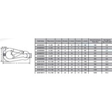 Aesco Karabina Yaylı 10 mm ( 2 Adet )