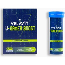 Velavit V- Gamer Boost - Oyuncu Vitamini - 20 Efervesan Tablet