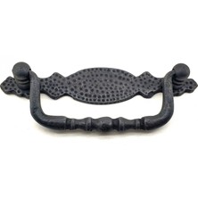 Ne Verelim Size Buğz Eco Lounge Antika Tarz Dekoratif Pirinç Dövme Sallantı Kapı Kulbu - 43X118 Mm, Oksit