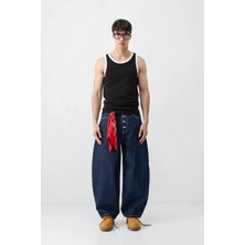 Vamos Oversize Askılı Tişört Siyah