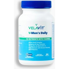 Velavit V- men's Daily - Erkekler Için Multivitamin - 30 Tablet