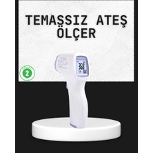 Zero Land Hnrlishp Temassız Termometre Hızlı Ölçüm Güvenli Dijital Ateş Ölçer