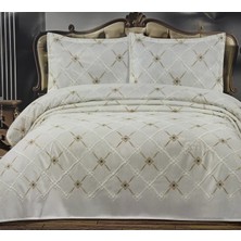 Çeyiz Merkezi Melisa Nakışlı Şönil 3 Parça Pike Takımı – Çift Kişilik ( Kutulu)