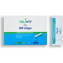 Velavit Viva mnp Collagen - Menopoz Dönemine Özel Tip 1 ve Tip 3 Kolajen - 30 Saşe - Dezenfektan Hediyeli (%72 Alkol)