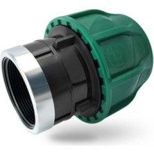 Aesco Poelsan Siyah 32X1 Dişi Adaptör